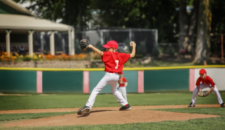 Youth Baseball Pitcher